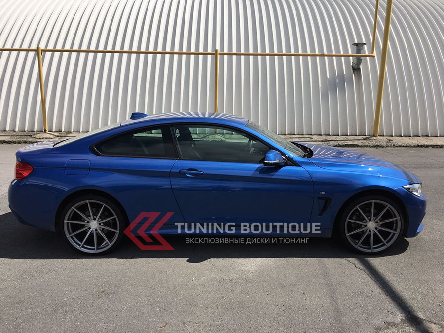 BMW 4 Series на 20" дисках Rohana RFX1 Brushed Titanium фото 3